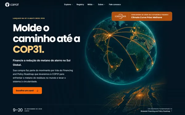 Store do evento, com a identidade do NYCW (store: Cris, engenharia).