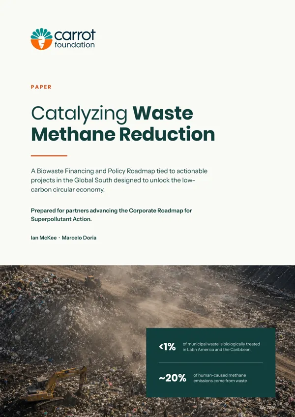 Paper Biowaste Roadmap · Capa do paper.