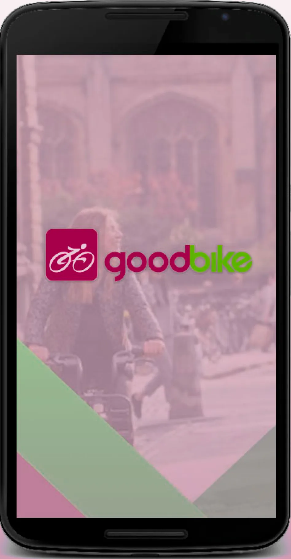 Junho de 2019: o app abre com a marca sobre foto de rua.