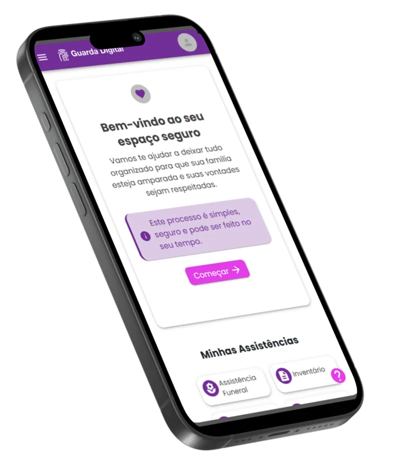 Onboarding da primeira versão: explicar o valor do cofre antes do primeiro acesso.