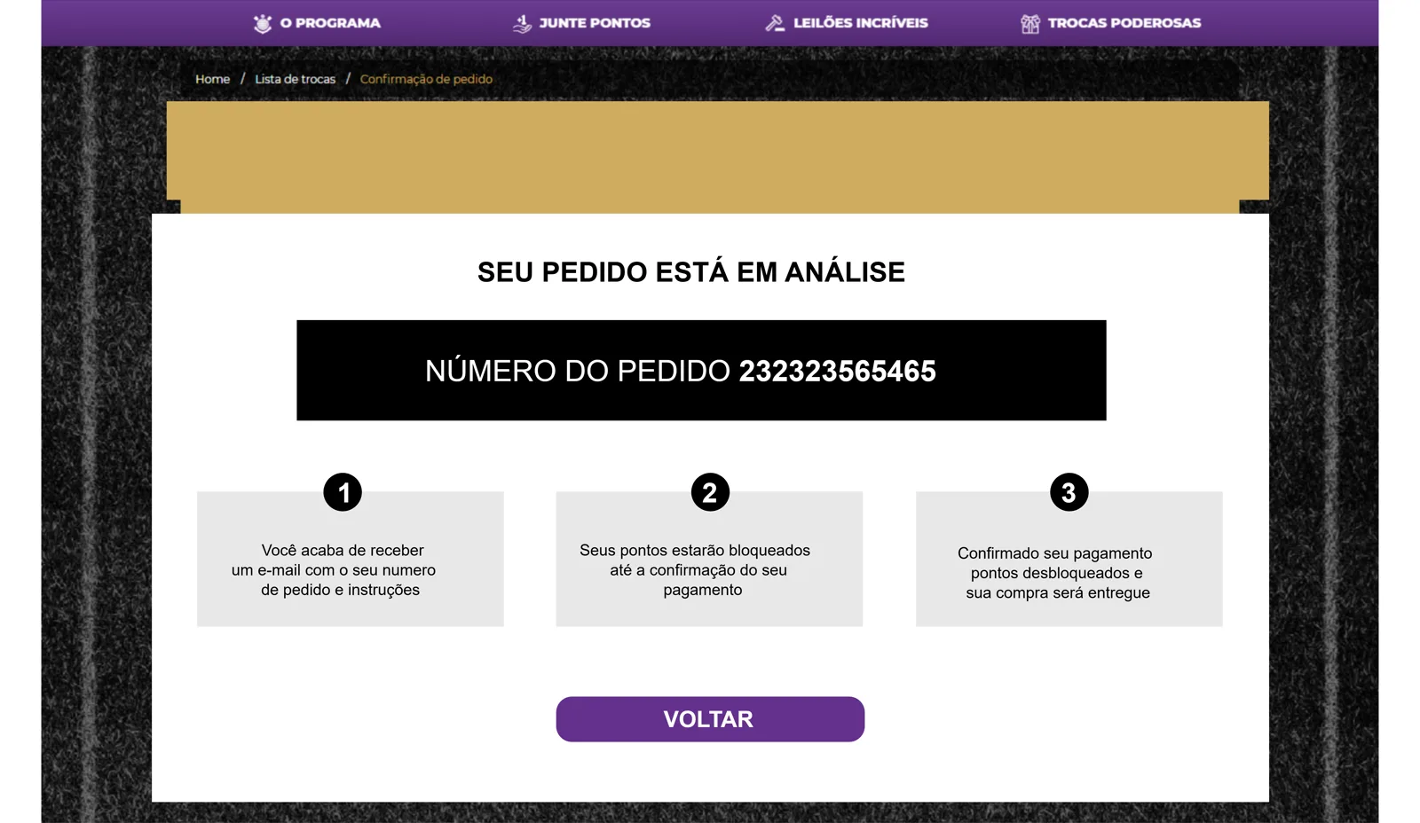 A resposta à pergunta difícil: os pontos ficam bloqueados, não debitados, até o pagamento compensar.